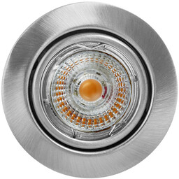 Ledsdream Round Lampa Sufitowa Incl.1xLED GU10 5W Satyna 2601129