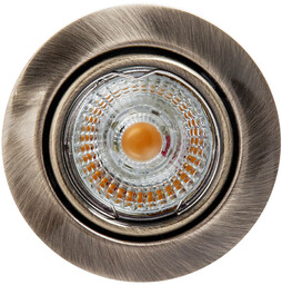 Ledsdream Round Lampa Sufitowa Incl.1xLED GU10 5W Patyna 2601111