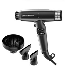 GA.MA IQ Perfetto Lite, super lekka suszarka (294g), czarna, 1600W