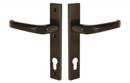 Klamka drzwiowa FAM 13857 90/204/32 brąz lewa (3 śruby)
