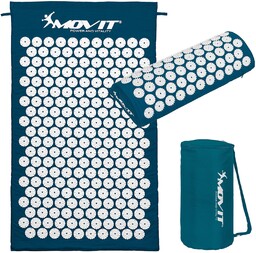 TURKUSOWA MATA ZDROWOTNA DO AKUPRESURY Z KOLCAMI NA BÓL PLECÓW