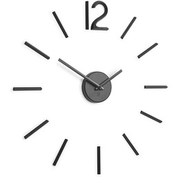 Umbra Blink Zegar, Czarny, 33 x 33 x 5.08 cm