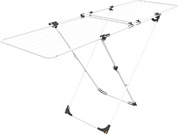 Vileda Duo, wysuwana suszarka na pranie, kratki nakładane, zmontowane, wbudowane kółka