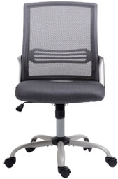 ActiveJet YK01 Biurowy do 120kg Tkanina Szary Fotel biurowy