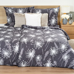 4Home Pościel bawełniana Midnight Dandelions, 140 x 200 cm, 70 x 90 cm, 140 x 200 cm, 70 x 90 cm