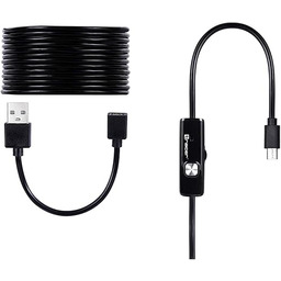 Tracer Hard Wire kamera inspekcyjna USB, 5 m, 7 mm, USB, kamera endoskopowa, oświetlenie LED, wodoszczelna