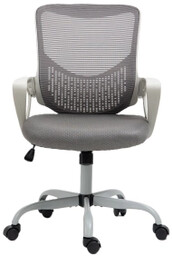 ActiveJet YK507 Biurowy do 120kg Tkanina Szary Fotel biurowy
