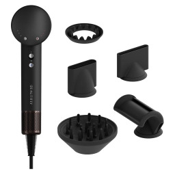 Beautifly DryFinity Dyfuzor 1600W 3 prędkości 3 temperatury Grafitowy Suszarka do włosów