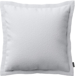 Poszewka Mona na poduszkę, biała bukla, 45 x 45 cm, Boucle Teddy