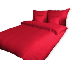 Extrapościel Pościel bawełniana 160x200 czerwona 28 jednobarwna