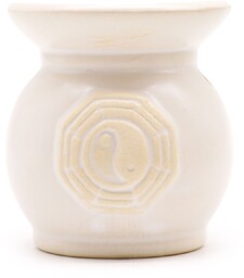 Kominek Ceramiczny Yin Yang Biały