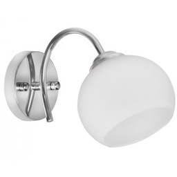 Activejet Kinkiet klasyczny pojedyńczy IRMA Nikiel E27 do salonu