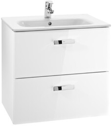 Roca Victoria Basic Zestaw łazienkowy Unik umywalka z szafką 60cm biały A855884806