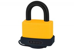 Kłódka ABUS aluminiowa powlekana 717AL/45 żółta