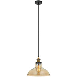 Lampa loft wisząca HUBERT MDM-2381/1 GD+AMB - Italux