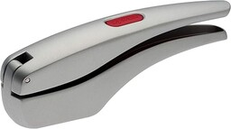 Zyliss Wyciskarka do Czosnku Susi 3 Praktyczna Praska do Dużych Ząbków Czosnku Również z Miseczką w Zestawie z Narzędziem do Czyszczenia, Stal Nierdzewna, Długość: 15 cm