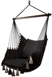 Fotel hamakowy, czarny AHC-10