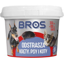 BROS - odstrasza krety, psy i koty 350ml+100ml