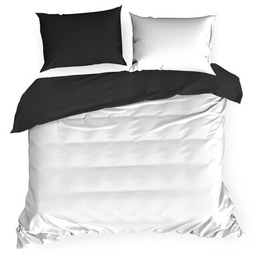 EUROFIRANY Pościel Nova3 160 x 200 cm Biało-czarny