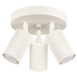 SOLLUX Plafon KARBON 3P beżowy