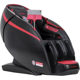 IREST Fotel masujący Dual Core V8 Czarno-czerwony