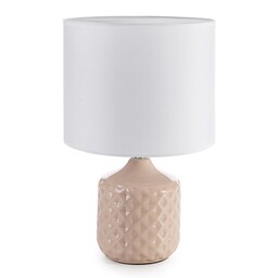 Eurofirany Lampa dekoracyjna 28x44 Kaya 01 kremowa biała