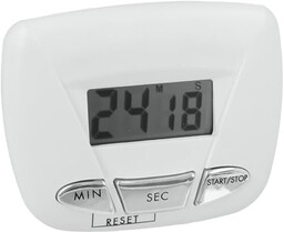 Metaltex Cyfrowy elektroniczny timer, wielowarstwowy, srebrny