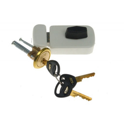 Zamek wierzchni 50 LOB TZ51 zatrzaskowy biały