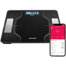 Inteligentna Osobista Waga Fitness Z Aplikacją Historia Analiza Sencor