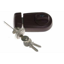 Zamek wierzchni Gerda ZG 100 brąz, 3 klucze nacinane