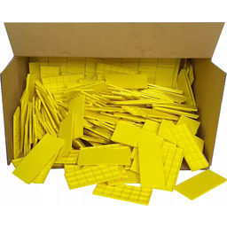 Podkładki montażowe dystansowe 40mm 4mm 1000 szt do parapetów okien