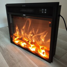 Elektryczny palnik/wkład kominkowy LED 60 15 50 cm / 1500W ,CZARNY CAMINETTO-VULCANO