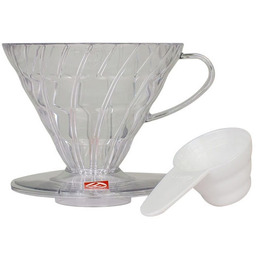 Plastikowy Drip Hario V60-02 - Przezroczysty