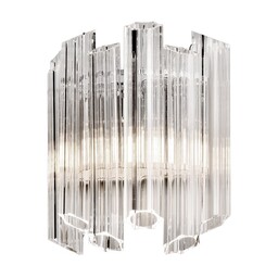 Eurofirany Lampa ścienna kinkiet Dana 1 32x38 transparentna 01