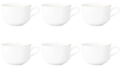 Seltmann Liberty Goldline 6 elementów 380ml Zestaw filiżanek