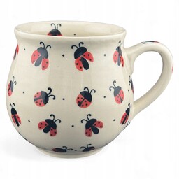 Kubek czeski, baryłka 350 ml Biedronki dek. 226 Ceramika Bolesławiec