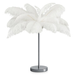 Eurofirany Lampa dekoracyjna 65x68 Feri 6 srebrna biała 02