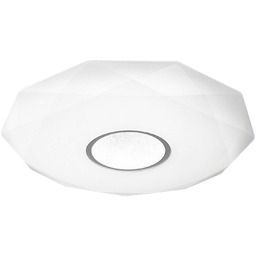 Plafon LAMPA sufitowa DIAMOND 313508 Polux natynkowa OPRAWA geometryczna LED 36W 3000K - 6500K łazienkowa biała