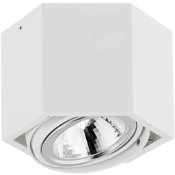 Oprawa sufitowa ESPRESSO 3302 nowoczesna biała 1xG9 - Argon