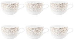 Seltmann Liberty Krakelee 6 elementów 380ml Zestaw filiżanek