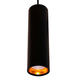 LAMPA wisząca LATI 307576 Polux metalowa OPRAWA tuba ZWIS czarna