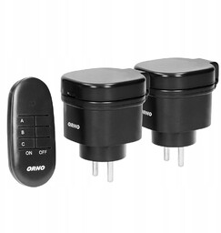 2 Gniazda Sterowane Pilotem Bezprzewodowe IP44