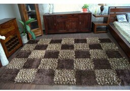 Dywan SHAGGY MYSTERY 119 brąz 133x190 cm