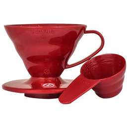 Plastikowy Drip Hario V60-01 - Czerwony