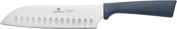 Gerlach Smart Grey Nóż Santoku Kuchenny Szefa Do Kuchni Ostra Stal Nierdzewna 7 Cali