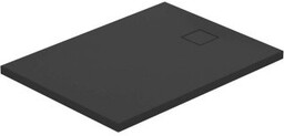 CERSANIT Brodzik prostokątny TAKO SLIM 120x90x4,5 czarny mat z syfonem S208-002