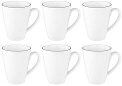 Seltmann Lido Black Line 350ml Zestaw kubków