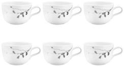 Seltmann Liberty Dark Rose 6 elementów 380ml Zestaw filiżanek