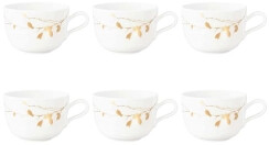 Seltmann Liberty Golden Rose 6 elementów 380ml Zestaw filiżanek