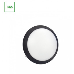 NYMPHEA OMNI BLACK SENSE E27 230V IP65 IK08 FI300X90MM CZARNY OKRĄGŁA CZUJNIK RUCHU